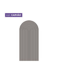 Adesivo de Parede Arco Listrado Carvão