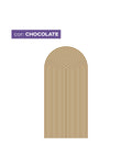 Adesivo de Parede Arco Listrado Chocolate