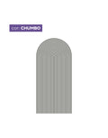 Adesivo de Parede Arco Listrado Chumbo