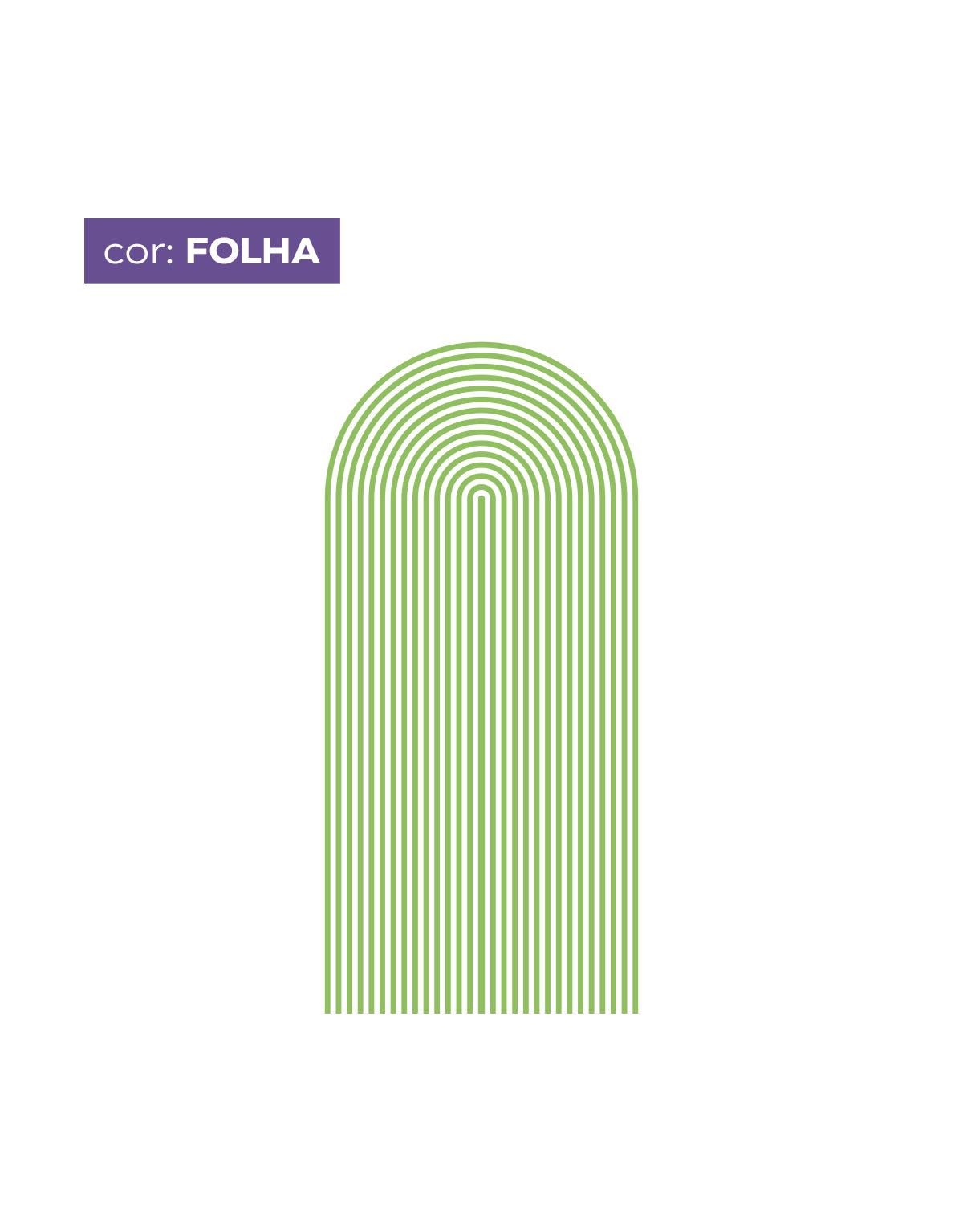 Adesivo de Parede Arco Listrado Folha