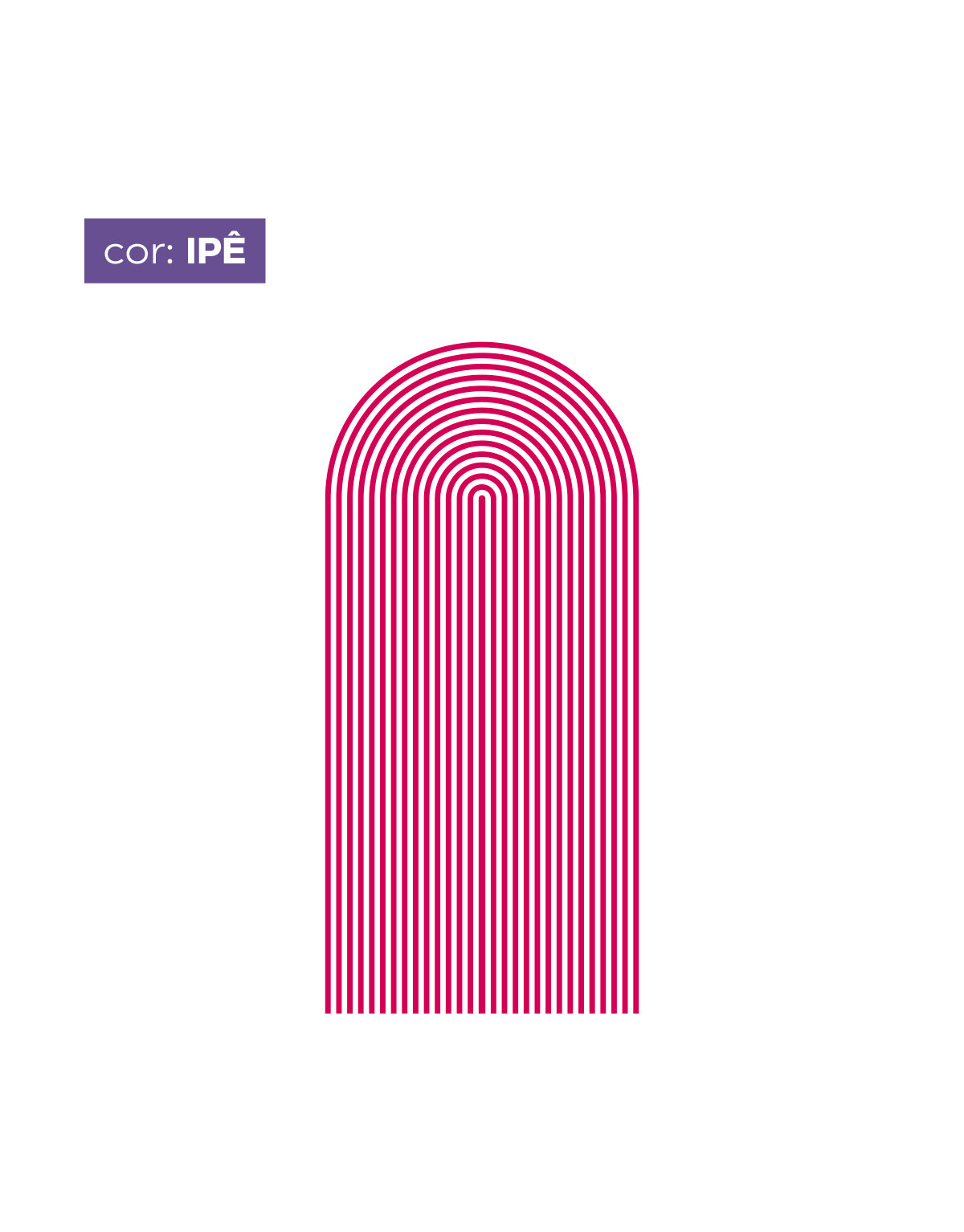 Adesivo de Parede Arco Listrado Ipê