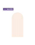 Adesivo de Parede Arco Listrado Salmão