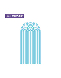 Adesivo de Parede Arco Listrado Topazio