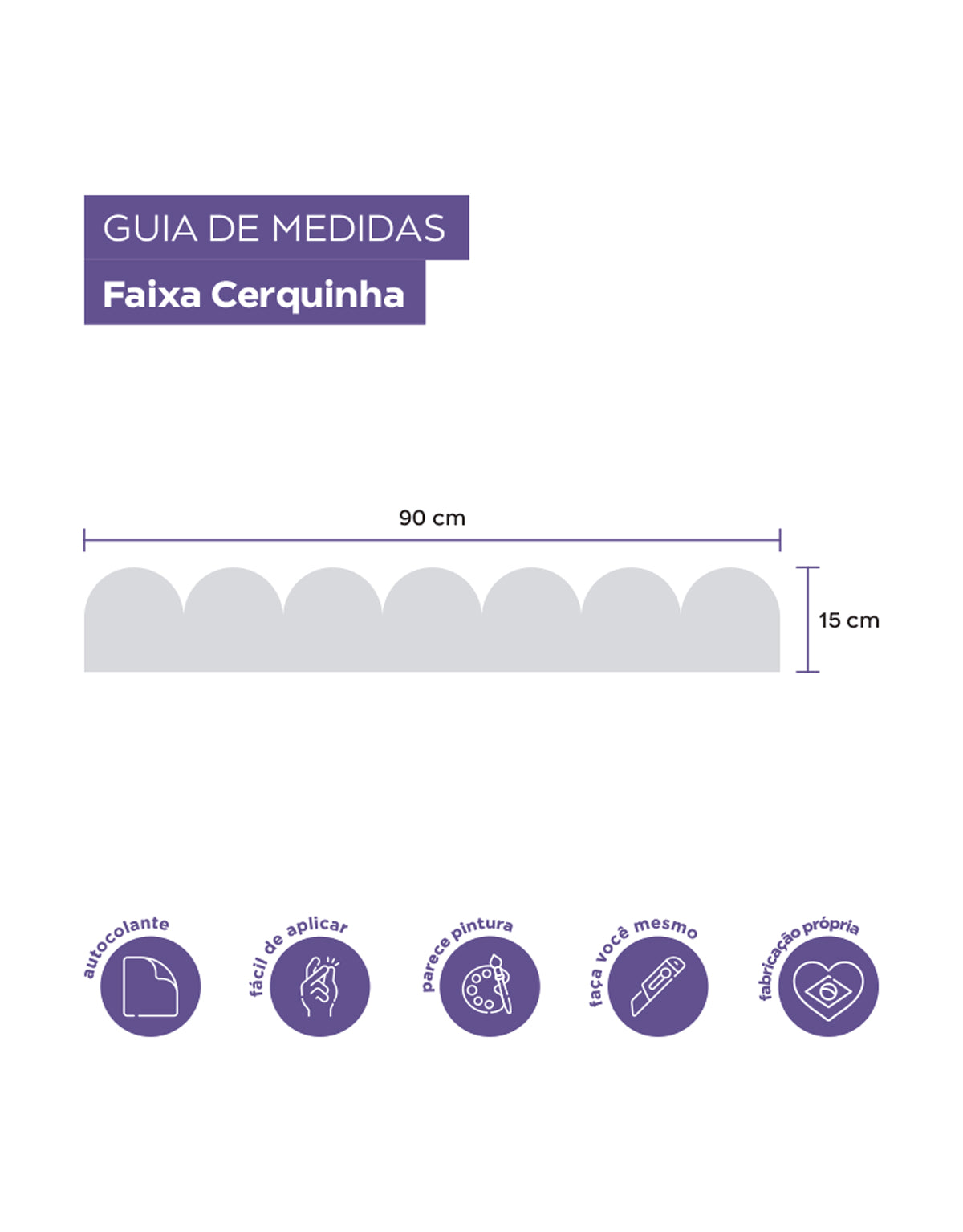 Adesivo de Parede Cerquinha Bordô