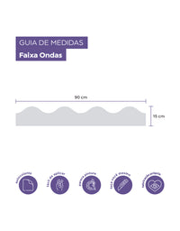 Adesivo de Parede Ondinhas Vintage