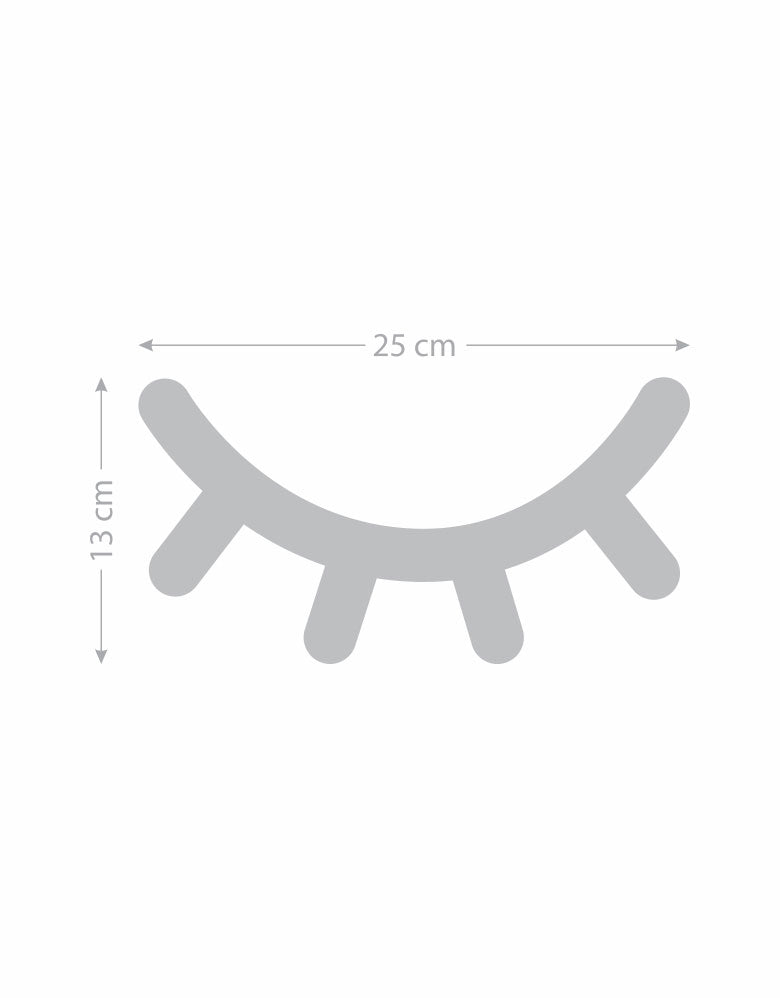 Adesivo Decorativo de Parede Cílios
