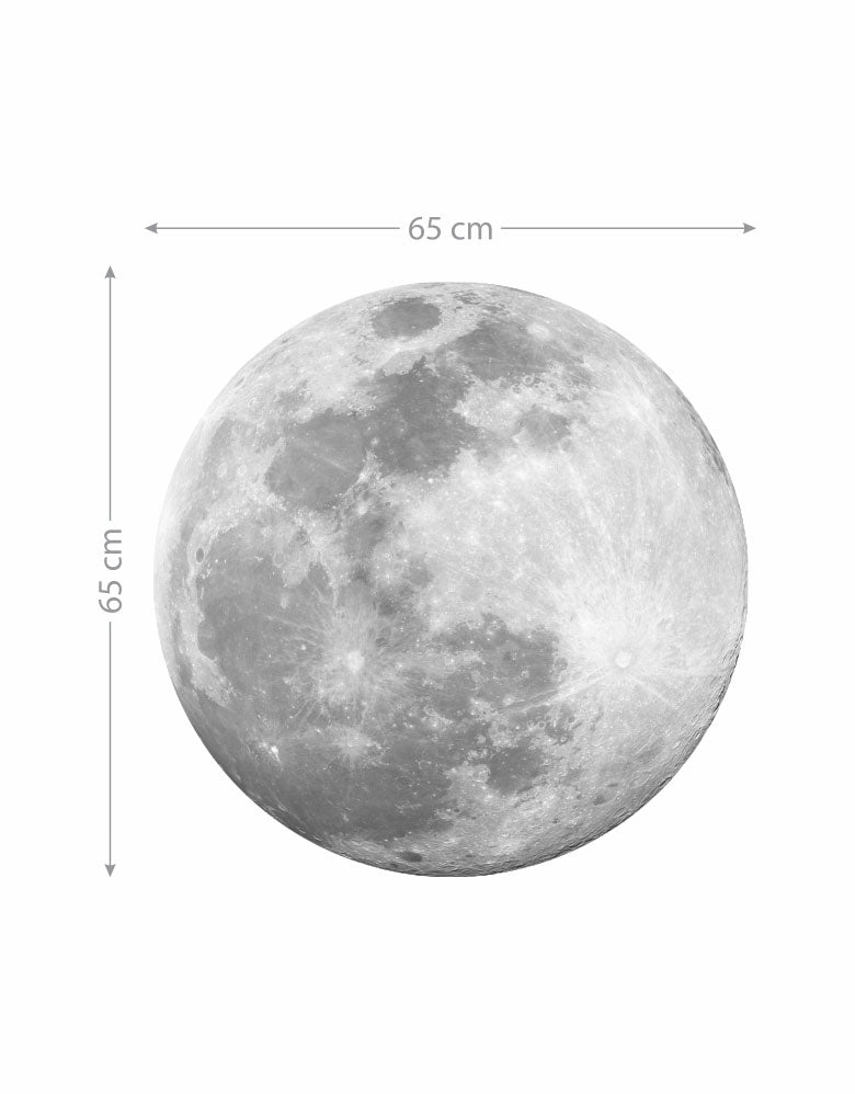 Adesivo Decorativo Mundo da Lua com Estrelas