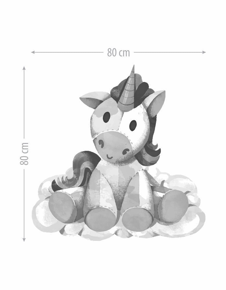 Adesivo Decorativo Unicórnio Infantil