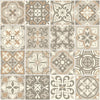 KIT DE 2 ROLOS - 3,00m x 50cm - Papel de Parede Adesivo Azulejo Nude