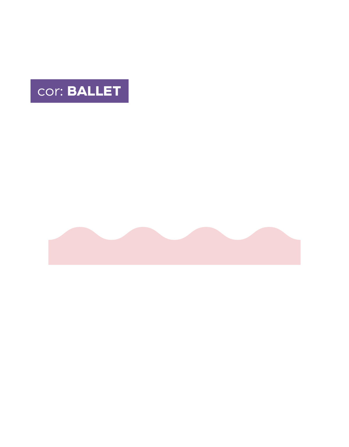 Adesivo de Parede Ondinhas Ballet