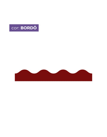 Adesivo de Parede Ondinhas Bordô