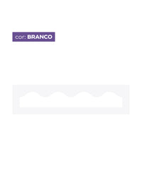 Adesivo de Parede Ondinhas Branco