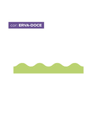 Adesivo de Parede Ondinhas Erva Doce