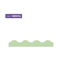 Adesivo de Parede Ondinhas Menta
