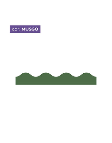 Adesivo de Parede Ondinhas Musgo