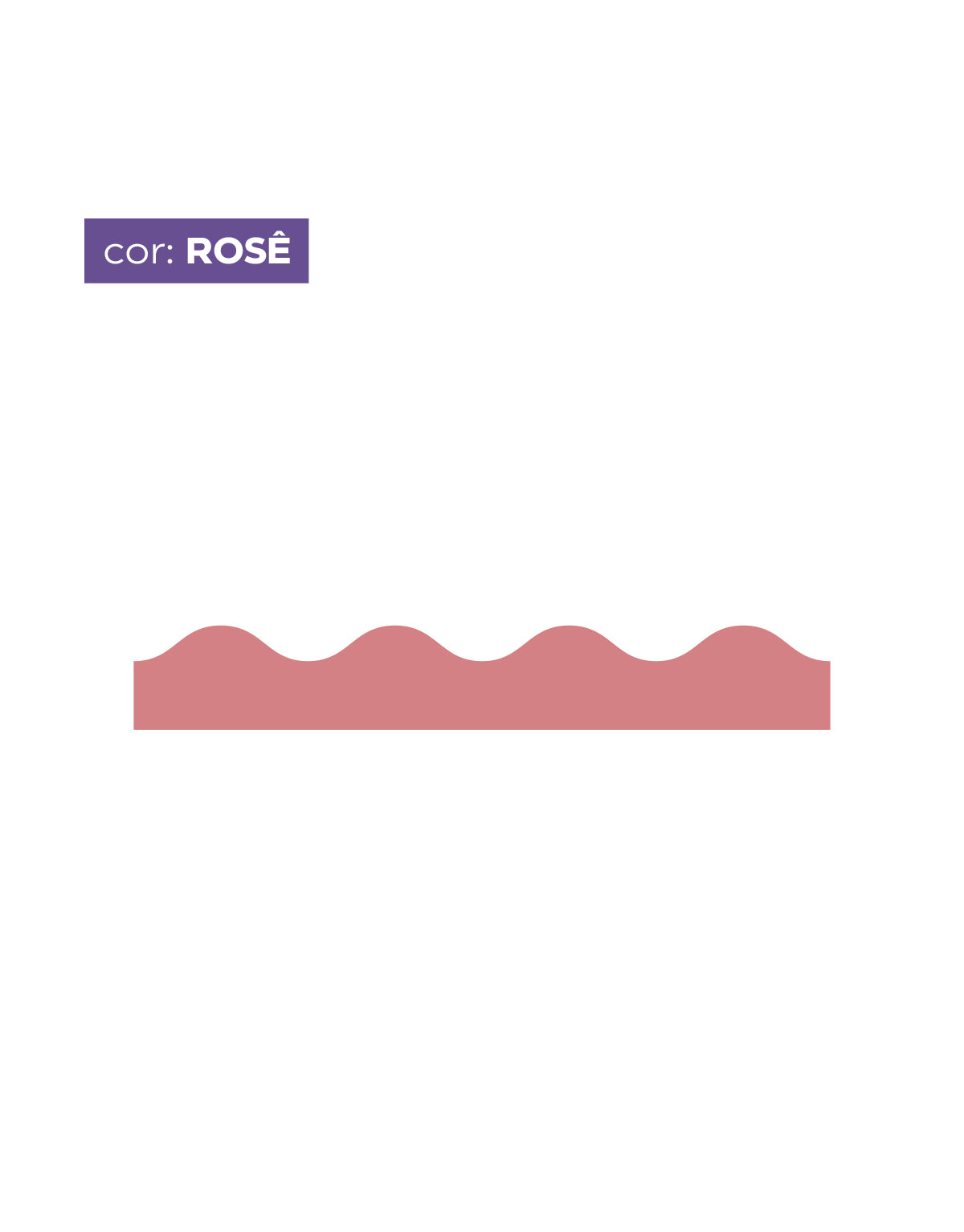 Adesivo de Parede Ondinhas Rose