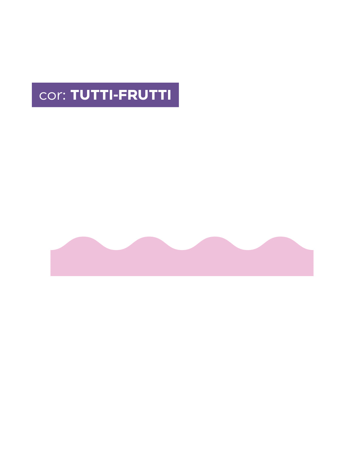 Adesivo de Parede Ondinhas Tutti Frutti