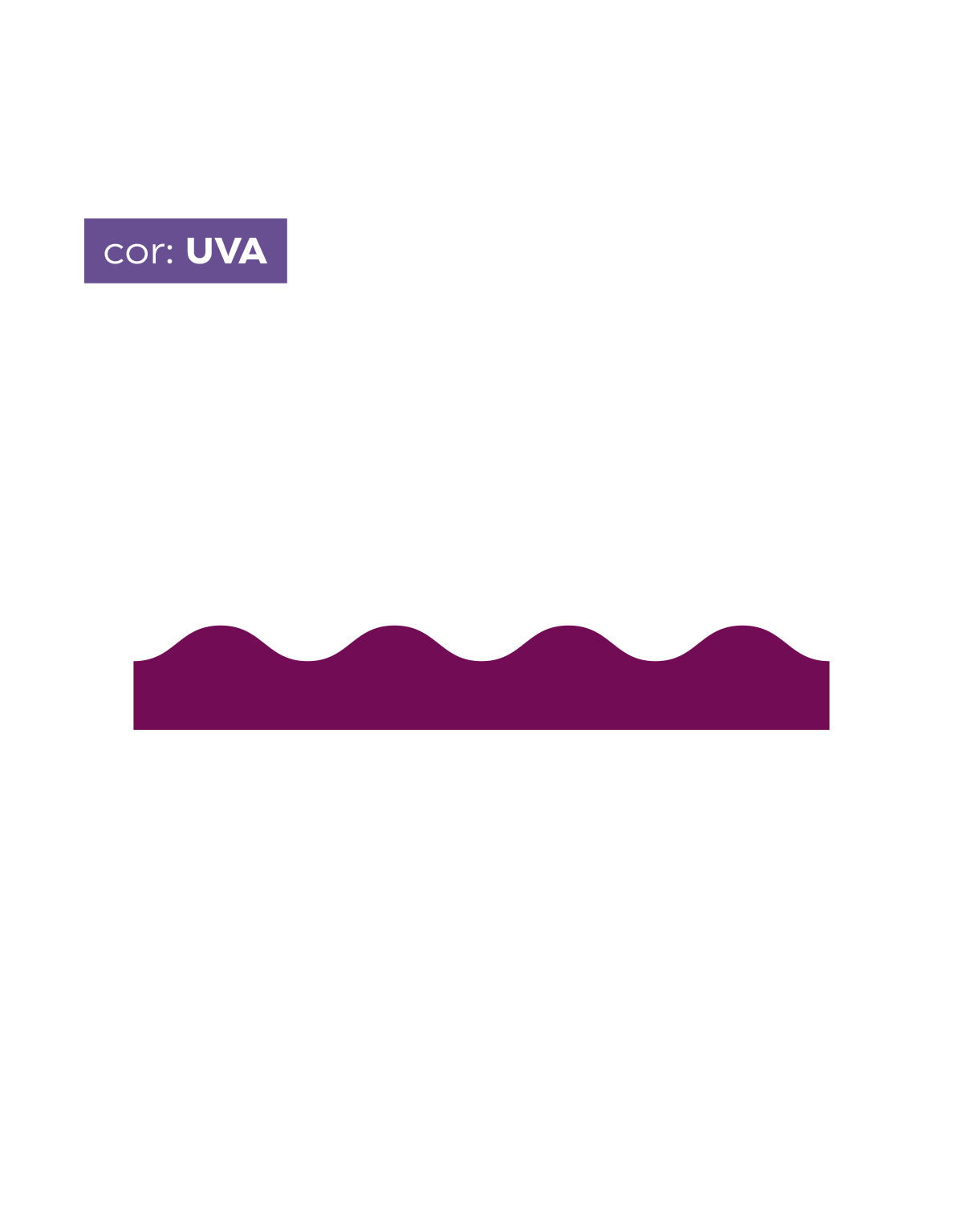 Adesivo de Parede Ondinhas Uva