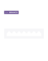 Adesivo de Parede Zig Zag Branco