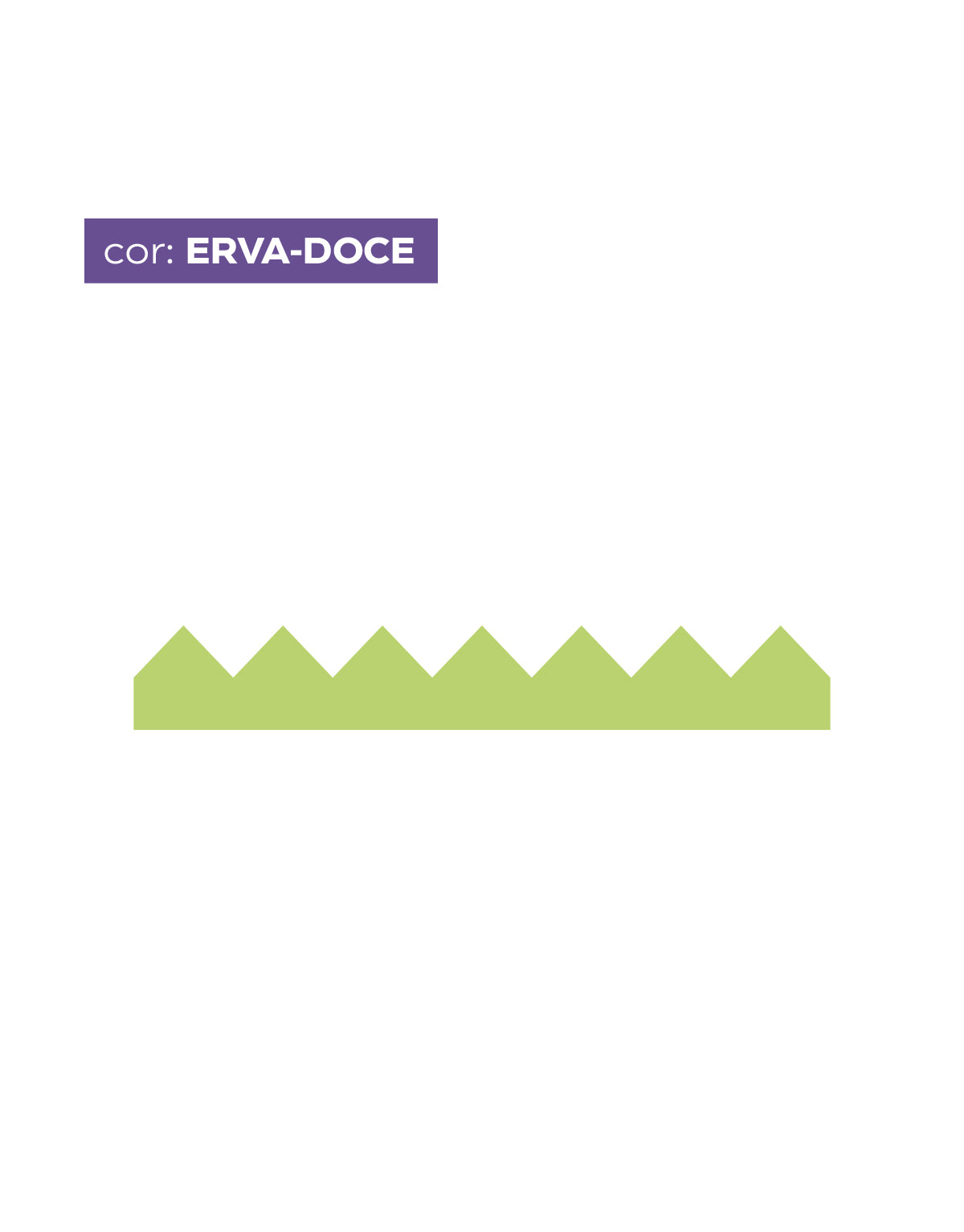 Adesivo de Parede Zig Zag Erva Doce