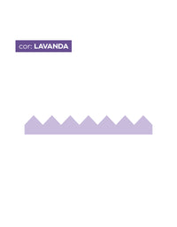 Adesivo de Parede Zig Zag Lavanda