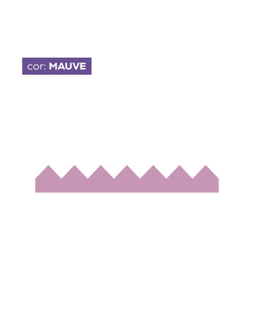 Adesivo de Parede Zig Zag Mauve