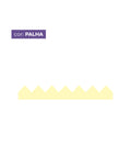 Adesivo de Parede Zig Zag Palha