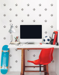 Cartela Adesiva Bolas de Futebol