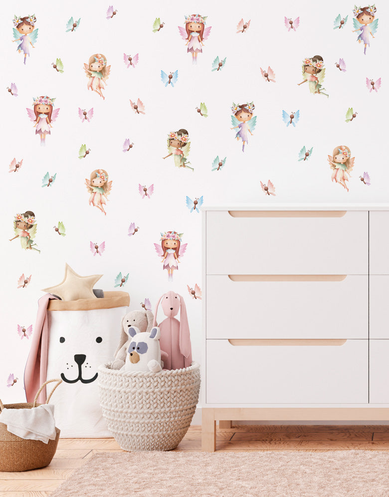 Cartela Adesiva Fadas Encantadas