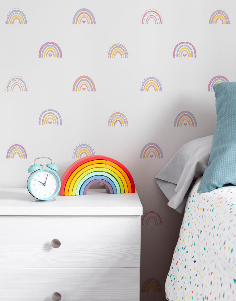 Cartela Adesiva Arco-Íris Candy