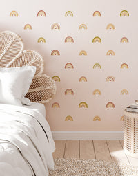 Cartela Adesiva Arco-Íris Boho Chic