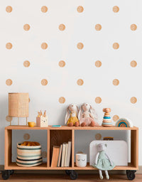 Cartela Adesiva Bolinhas Aquarela Damasco