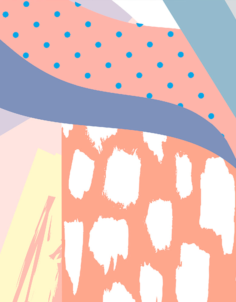 Painel de Parede Adesivo Abstrato Kids