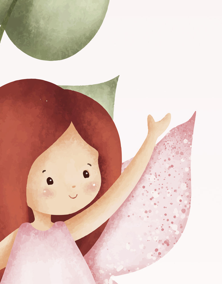 Painel de Parede Adesivo Fadas Boiserie