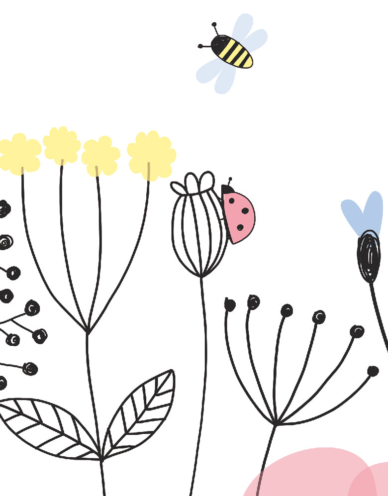 Painel de Parede Adesivo Flores