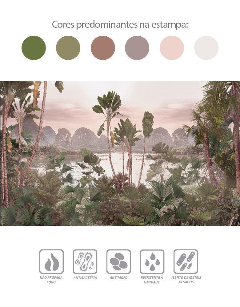 Painel de Parede Adesivo Floresta