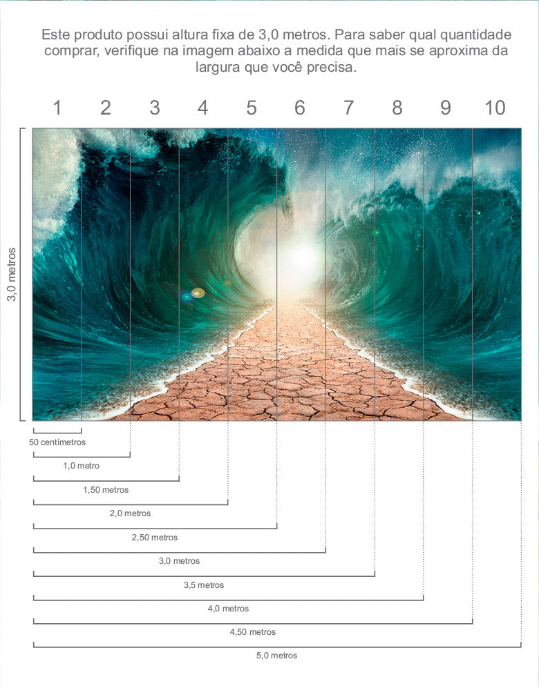 Painel de Parede Adesivo Mar Aberto