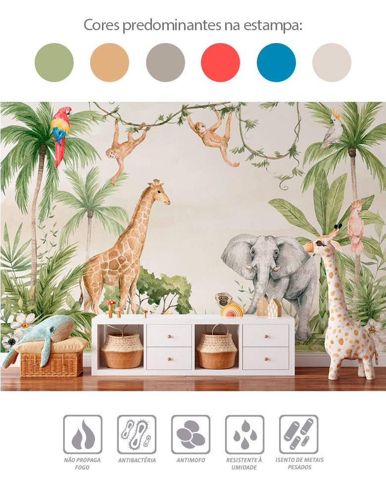 Painel de Parede Adesivo Savana