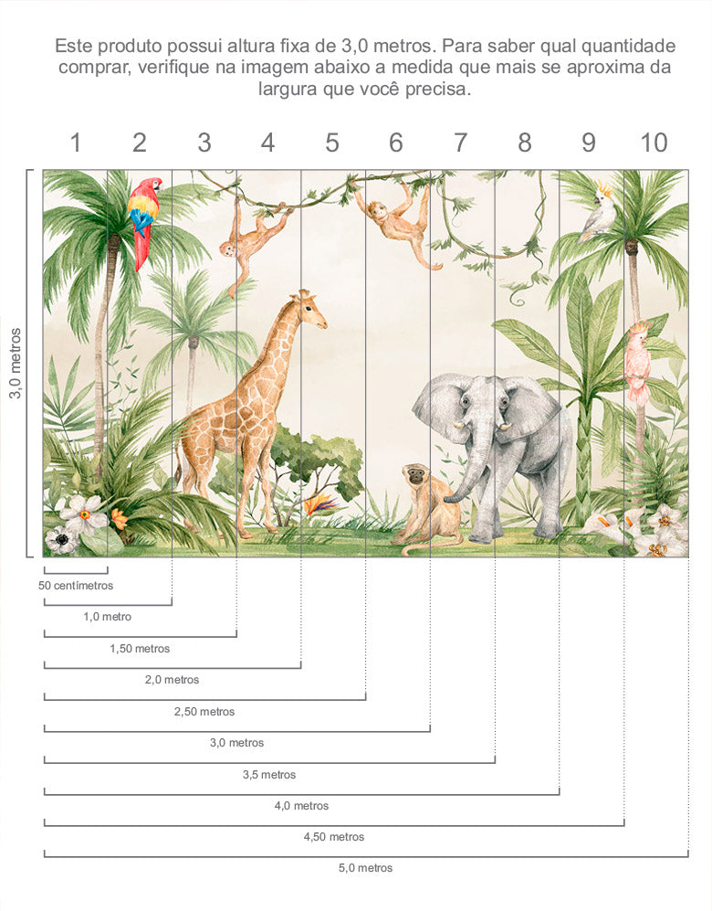 Painel de Parede Adesivo Savana