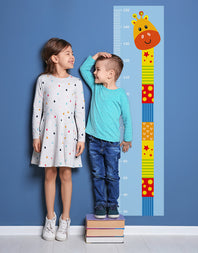 Adesivo Régua Crescimento Girafa