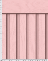 Papel de Parede Adesivo Meia Parede Ripado Rosa