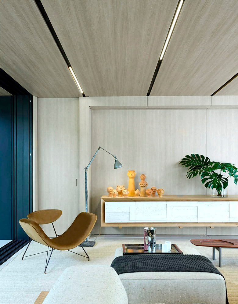 Revestimento Texturizado Para Tetô Madeira Carvalho Vanilla