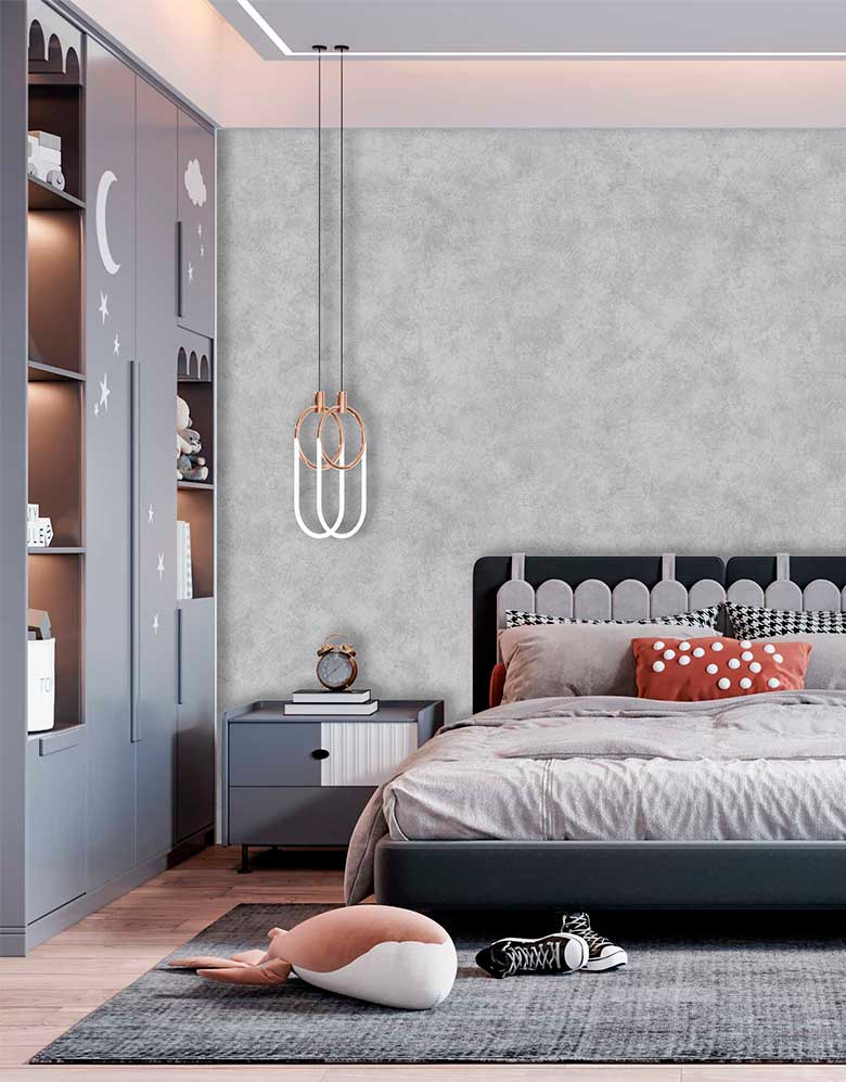 Papel de Parede Adesivo Cimento Queimado