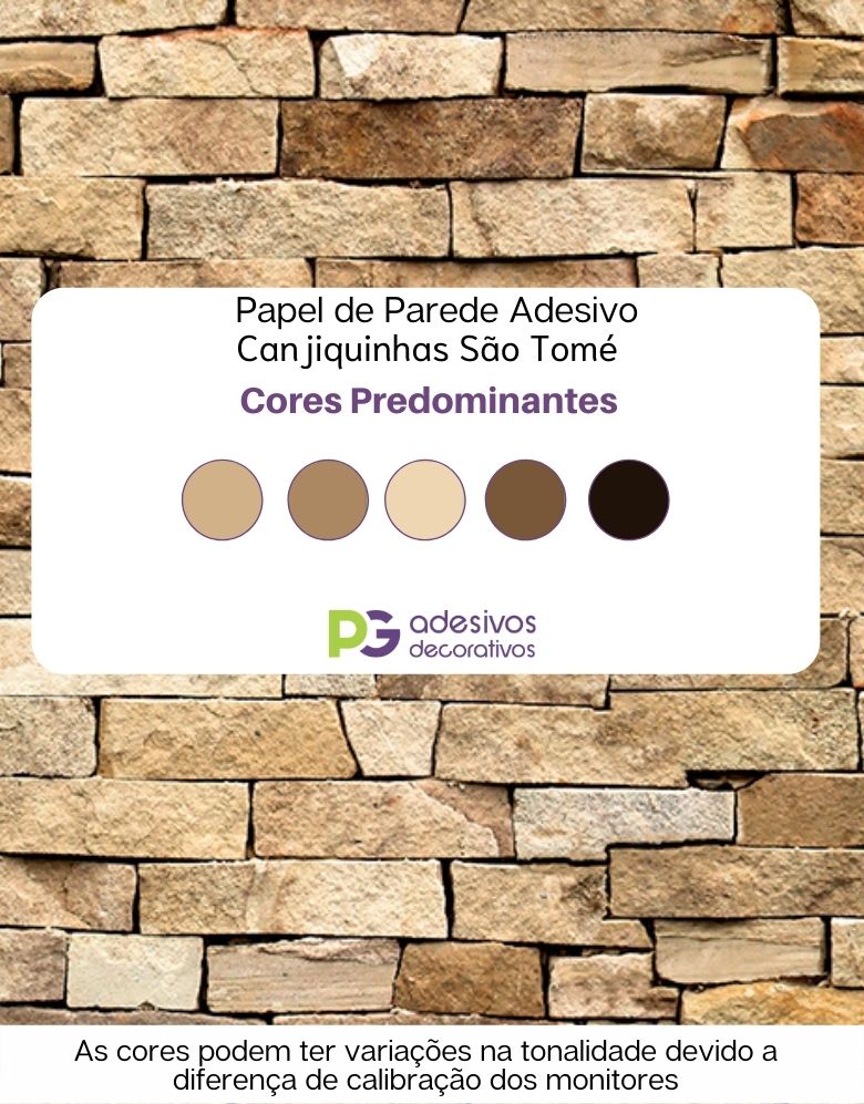 Papel de Parede Adesivo Canjiquinha São Tomé